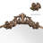 Full Length Mirror 36X66 Inch Vintage Ornate Arched Floor Mirror Metal Framed Mirror Dressing Mirror Oversized Wall Mirror-1042118066-1042118063