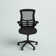 Jayetta Mid-Back Mesh Swivel Ergonomic Office Chair with Flip-Up Arms