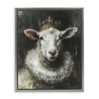 Cadre flottant couronne de moutons, design par Svetlana Aleynikova
