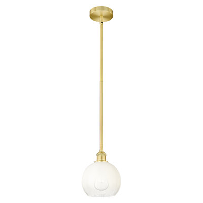 Edison - Brookhaven Globe - 1 Light 8" Stem Hung Mini Pendant