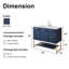 Ensemble de meuble-lavabo simple 36 po Bule