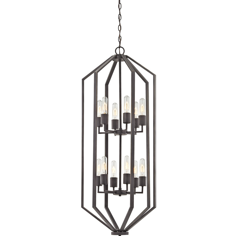 Gotha 12 - Light Lantern Pendant, Bolivian Bronze
