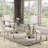 Belshin Contemporary Rectangular Glass Dining Table