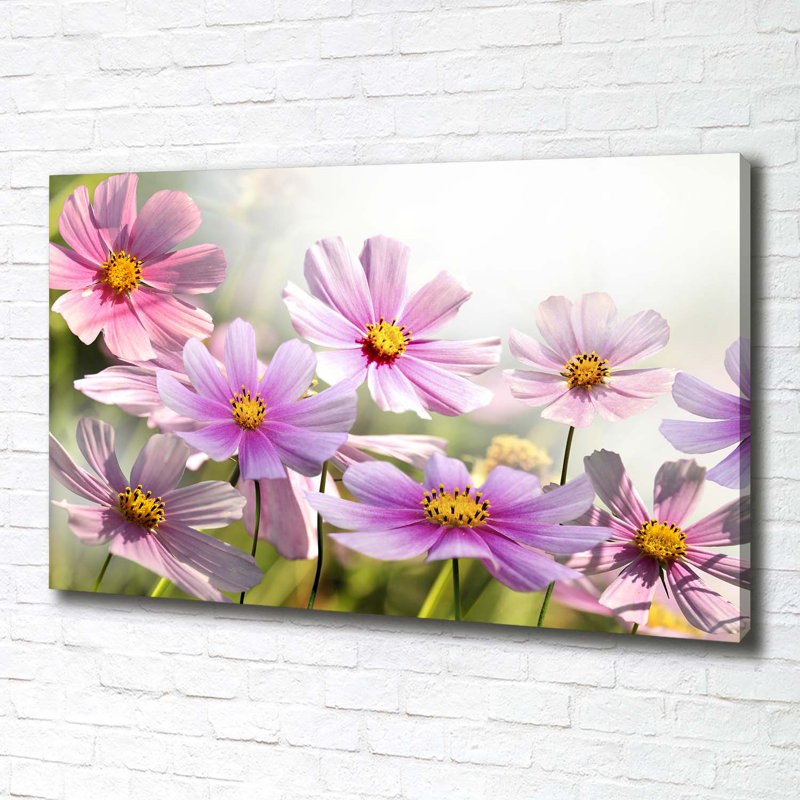 Flowers On The Meadow - Wrapped Canvas Print