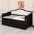 Versatile Daybed with Pull-Out Trundle and Integrated Storage Drawers-1139596269