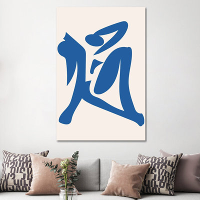 « Déconstruit bleu figure 4 » par Mambo art studio-impression