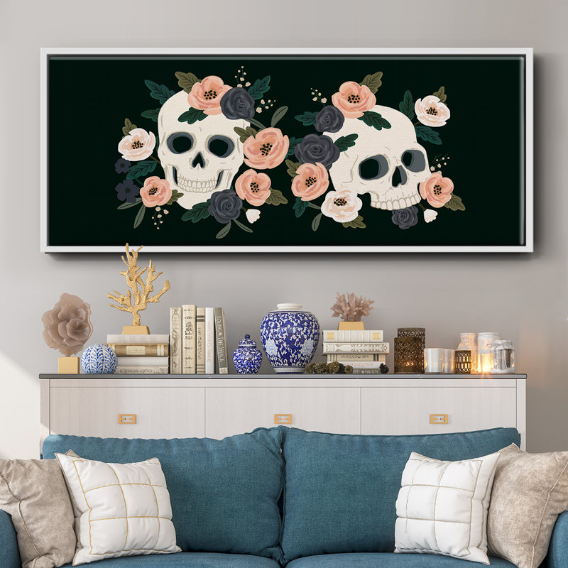 Collection Skull & Snake, toile encadrée, H 8 po x l 20 po