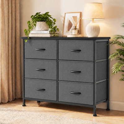 Commode à 6 tiroirs en métal