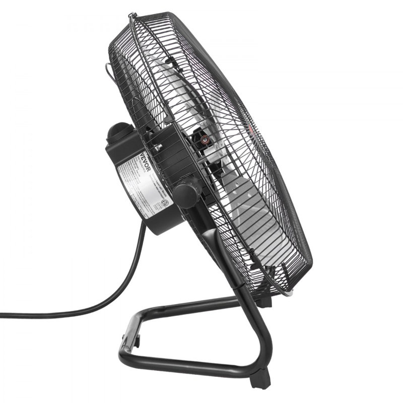 Ventilateur de plancher 14 pouces 3 vitesses 360 ° Tilt