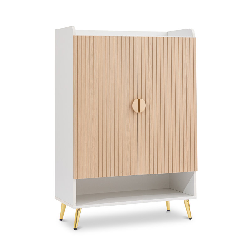 Shoe Storage Cabinet, Natural