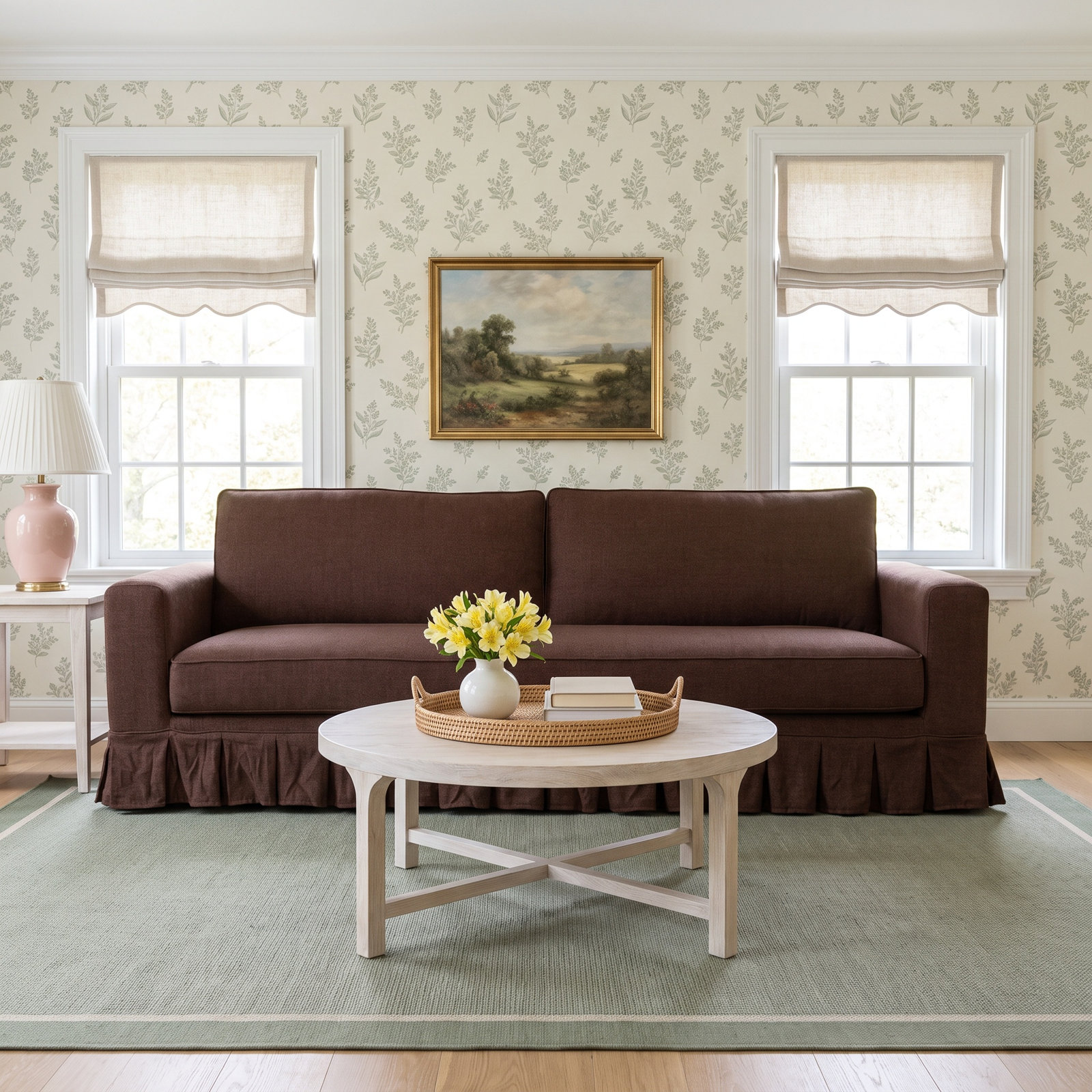 Winslow 95" Sofa, Brown