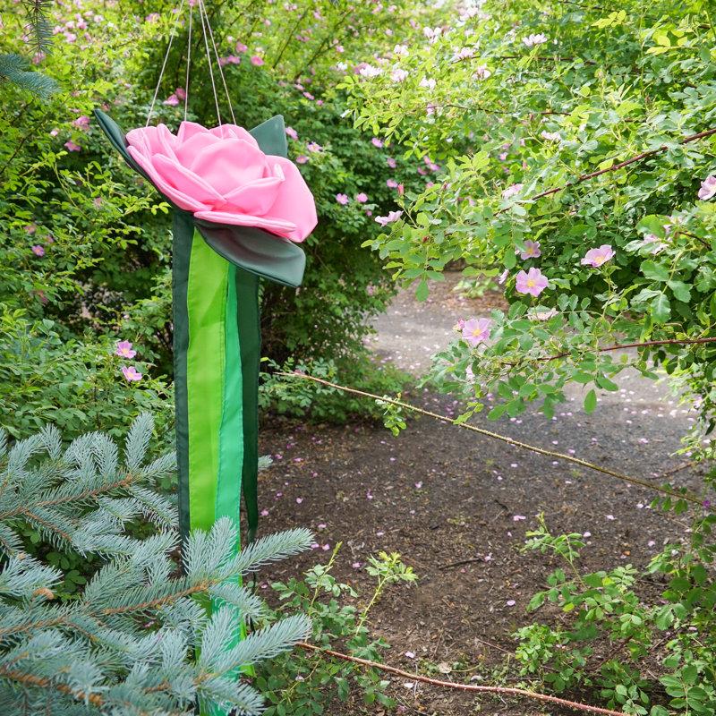 Spring Floral Windtail Windsock