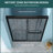 76"H Double Sliding Shower Door, 8Mm Tempered Shatter- Grey Glass, Matte Black 304 Stainless Steel, Reversible Installation, -, Dry Vanity 48"W Glass With R10 Rounded Edges And Laminated Film, -