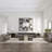 Continental Contemporary Sideboard with Smoked Glass-60457883