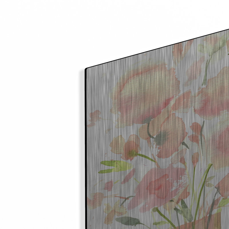 Mur de métal «Pink Tones» par Design Fabrikken, H 12 po x l 12 po