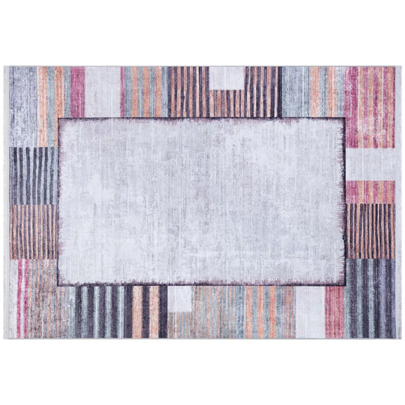 Sonna Cotton Striped Indoor / Outdoor Rug, Runner 2'7" x 6'7"