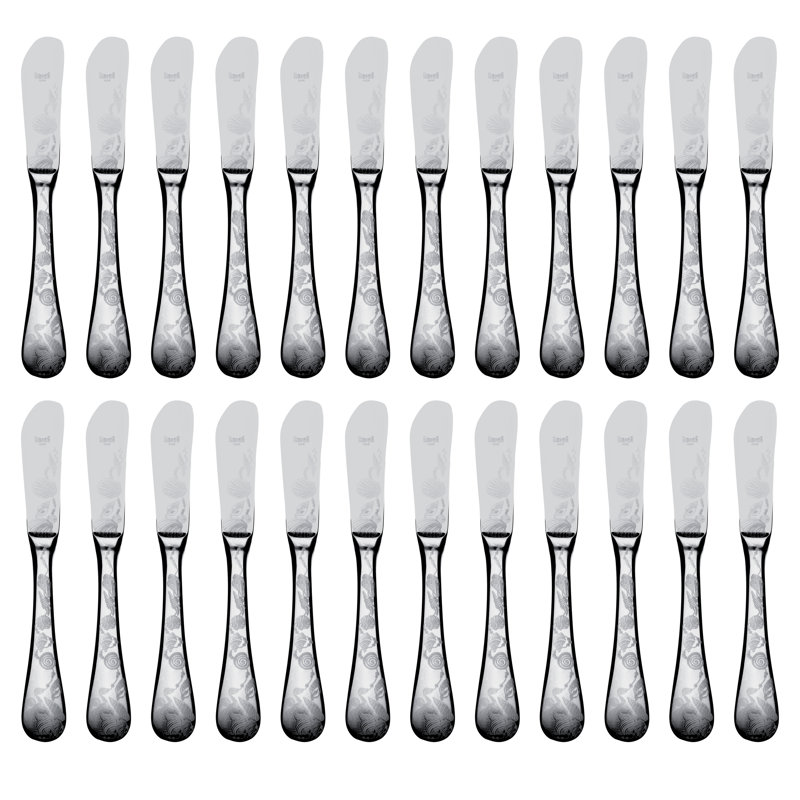 Venere Stainless Steel Butter Knife, Silver