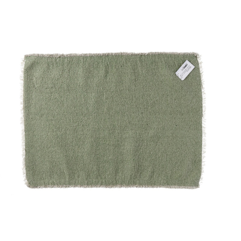 Napperon en coton Frivole, Vert clair