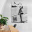 Surfer Girl Surboard - Print on Canvas-1799933979