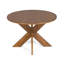 Table de salle à manger ronde de style campagne moderne, cerisier