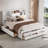 Brackney Platform Bed with Storage Headboard and 8 Drawers-887305861-887305862