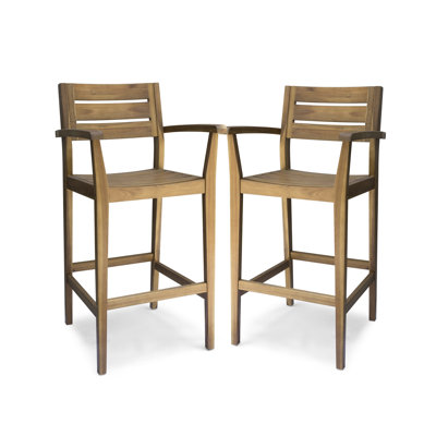Farjand Rustic 30" Patio Bar Stool