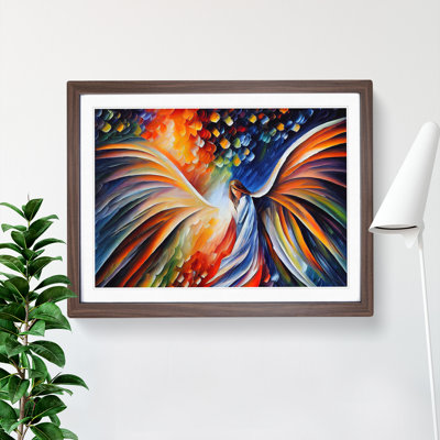 Sensational Angel Abstract - Framed Print