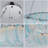 Led Dimmable Blue Glass Crystal Chandelier