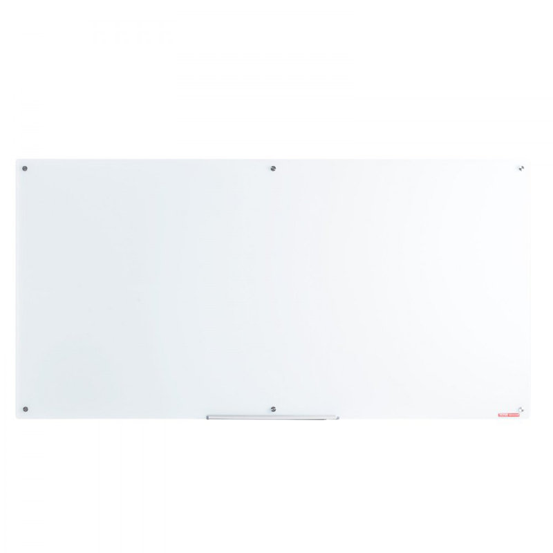 Tableau blanc magnétique en verre, tableau effaçable à sec, H 36,02 po x L 72,01 po, Blanc