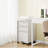 3 Drawer Rolling File Cabinet, Under Desk Wood Storage Cabinet with Printer Stand, 2 Lockable Casters, for Home Office-129849923