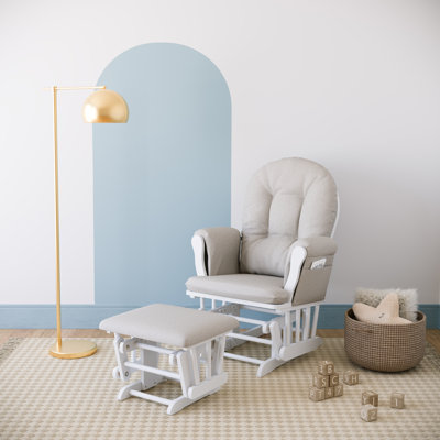 Hoop Glider with Ottoman