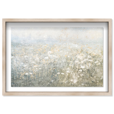 Meadow Veil Shadowbox Floral & Botanical Print by Oliver Gal, Black Frame, 15 x 10