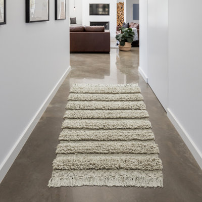 Savannah Cotton Fringe Runner Runner, 24" x 60"