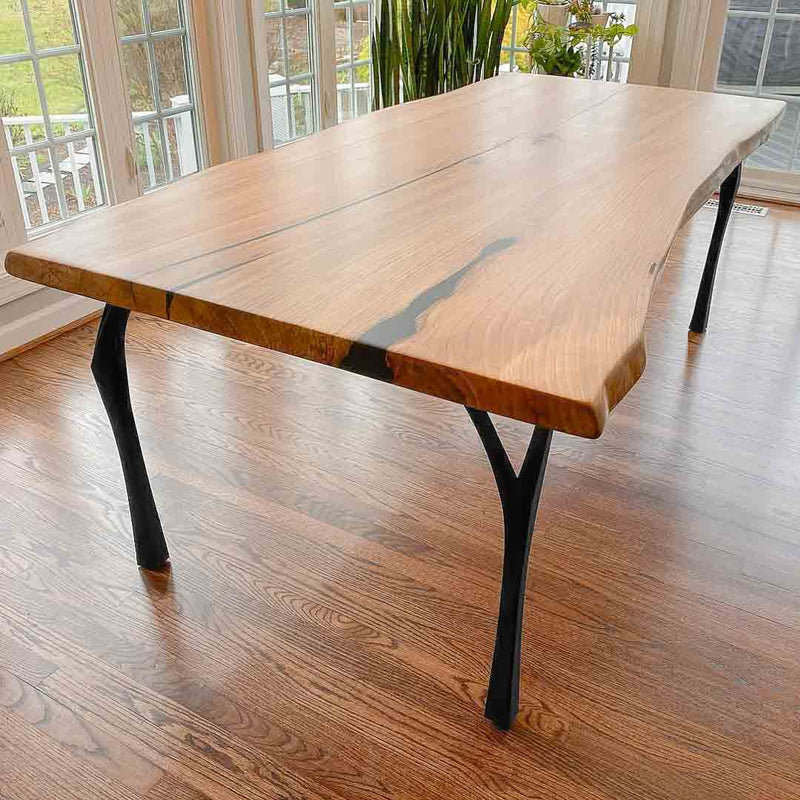  Pattes de bureau en métal Faras, ensemble de 4