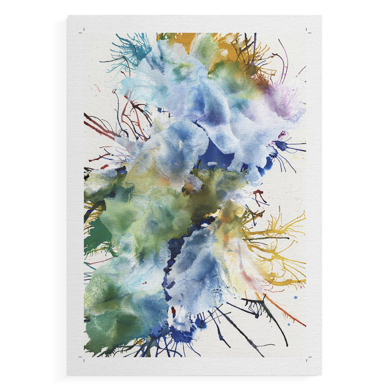 Like An Iris I -Canvas Print Only - NOT FRAMED