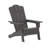 Ayleah Commercial All-Weather Adirondack Chairs with Cupholders-277921740