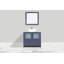 Ensemble de meuble-lavabo simple avec miroir -116868047-62326234