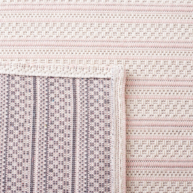 Geometric Cotton Area Rug, Rectangle 152 x 213 cm
