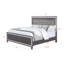 Ensemble de chambre à coucher à panneau tapissier Marijus Adeline-148761059-179105308