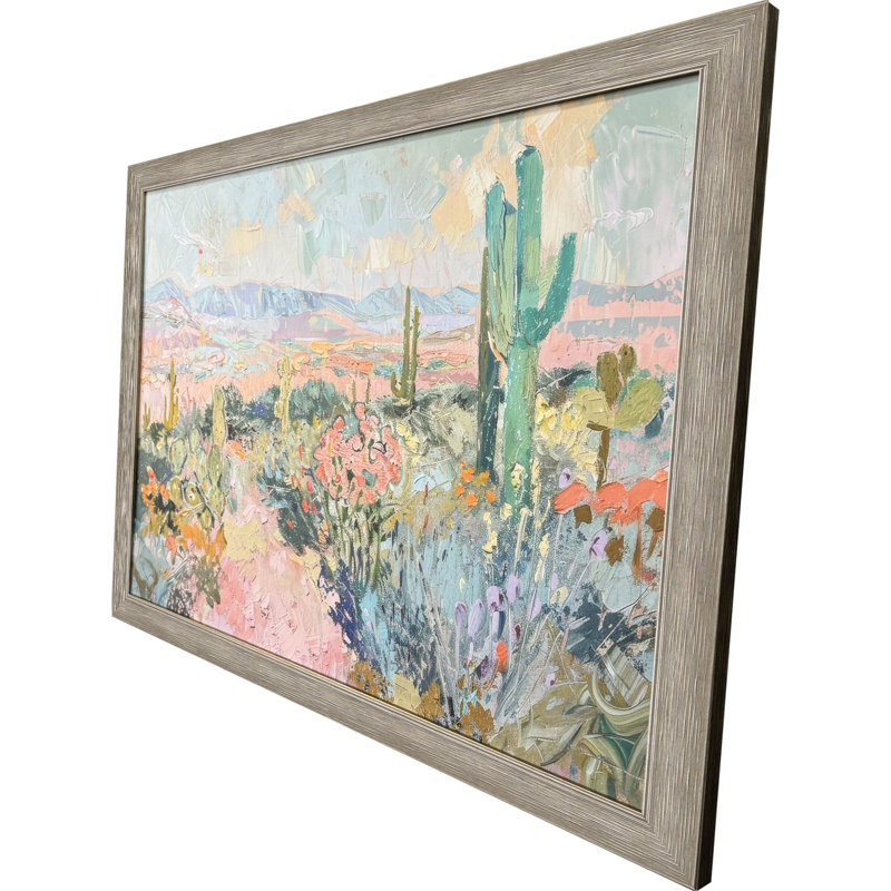 «Pastel Desert», art encadré