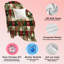 Couverture polaire en flanelle JYK pour lit simple, motif sapin de Noël, légère, respirante, douce et chaude en microfibre pelucheuse, 152 x 203 cm-134981428