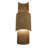 Lucas Steel Flush Mounted Sconce