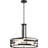 Carnbrock 3 - Light Dimmable Drum Chandelier