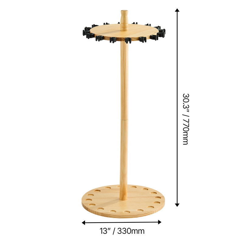 Solid Wood Fishing Rack