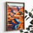 Elegant Decorative Framed MDF Painting, 19.7 x 27.6 x 0.1 inches | 100% MDF (3 mm Thick) with 100% Pine Wood Frame | UV Printed Art for Home Décor, Ideal for Living Room, Office & Gallery Wall Display