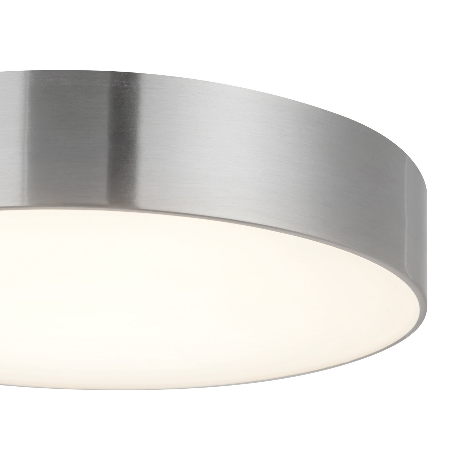 Single Light Flush Mount, Nickel