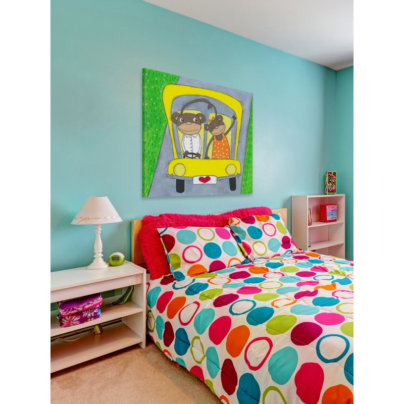 «Monkeying Around», reproduction sur toile tendue, H 48 po x l 48 po x P 1,5 po