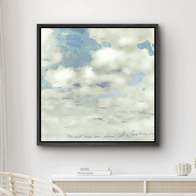 Peinture sur toile, cadre flottant