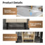Meuble-lavabo 24 po avec lavabo en céramique-13639620