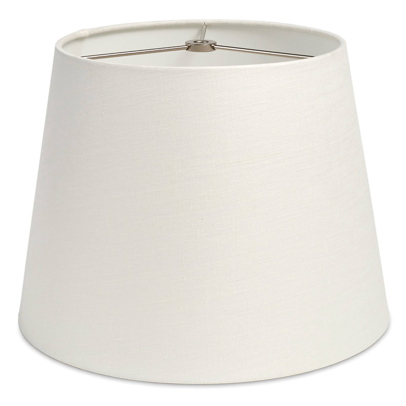 Pembroke Linen Shade - White, 18 inch